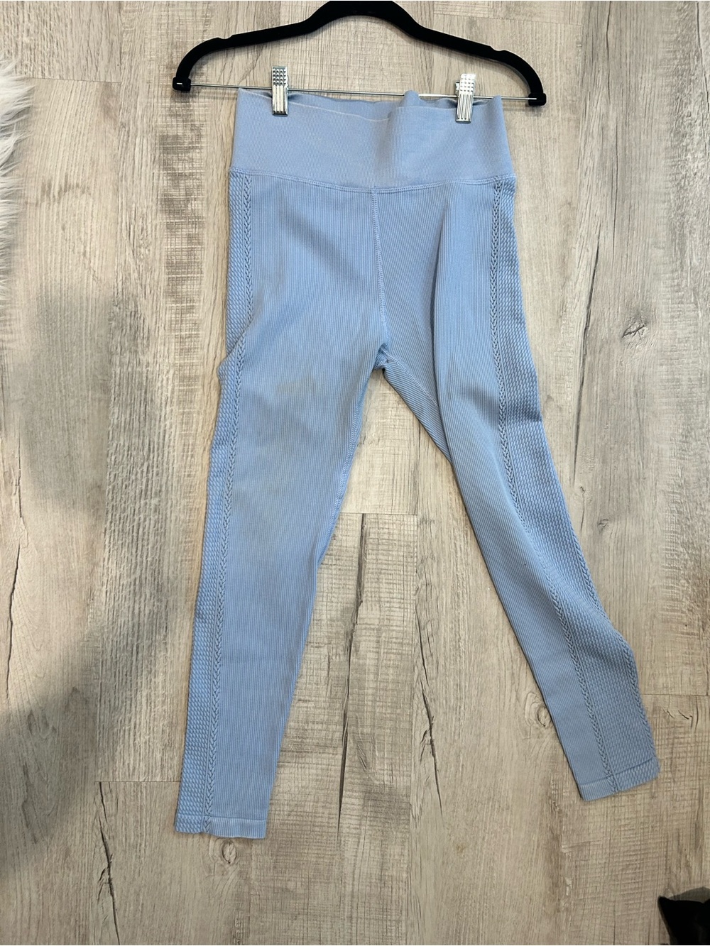 aerie Light Blue Seam-Detail High-Rise Leggings